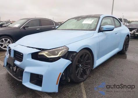 2023 BMW M2 из США, поврежденный, VIN 3MF13DM09P8D45313